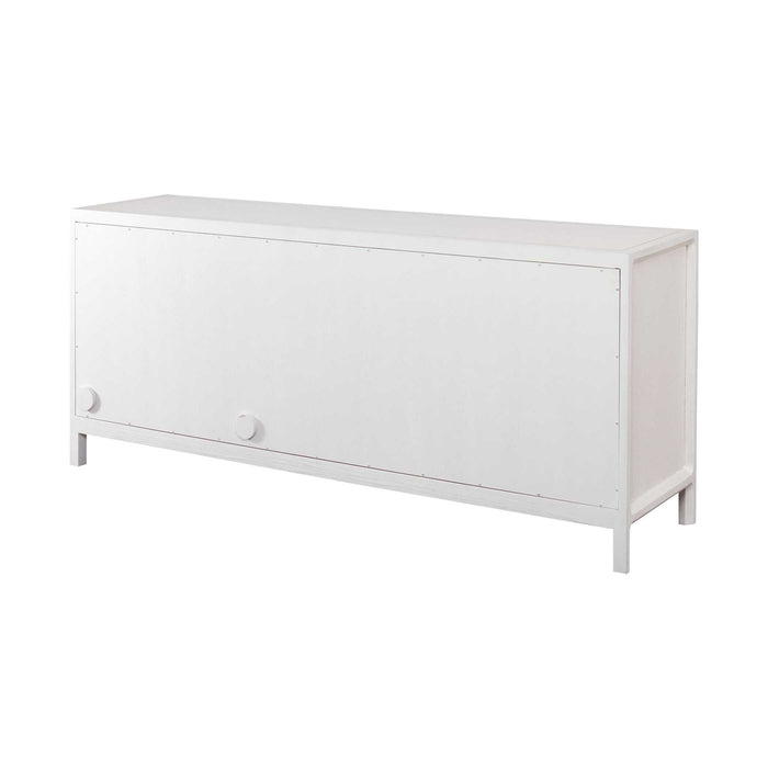 Roundabout - 3 Door Cabinet - Woodtone / White