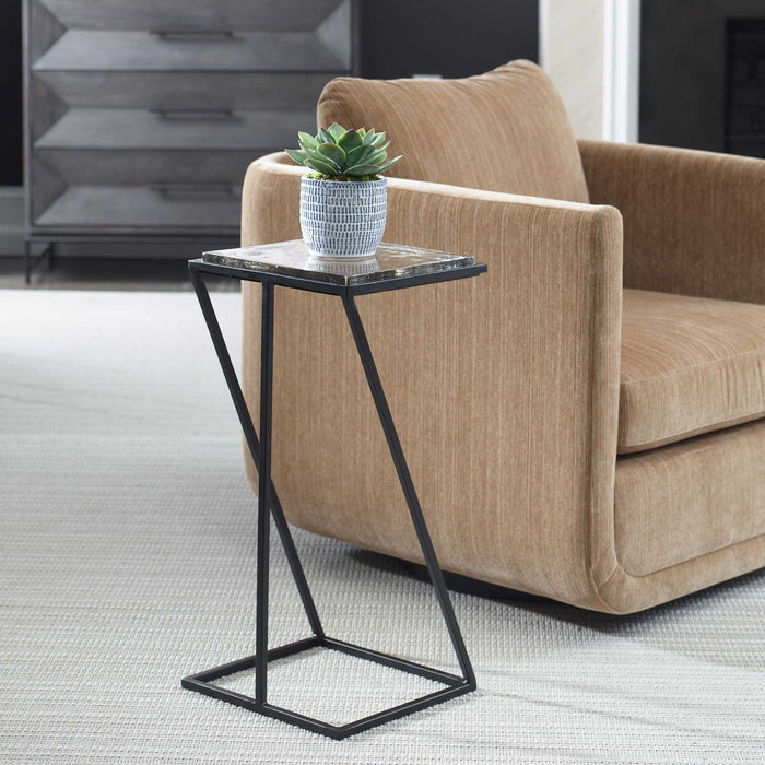 24.5" Accent Table - Gold