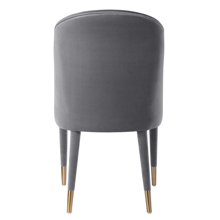 Brie - Armless Chair (Set of 2) - Gray