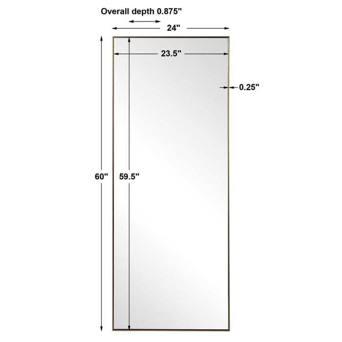 Bradley - Mirror - Brass