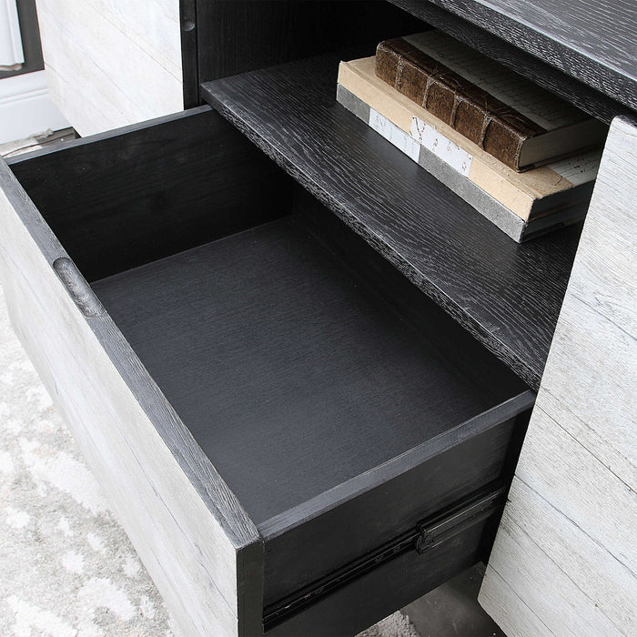 Jess - Media Console - Black / Gray