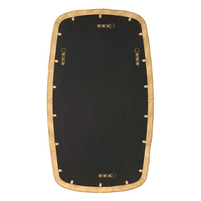 Iron-Framed Mirror - Gold Leaf