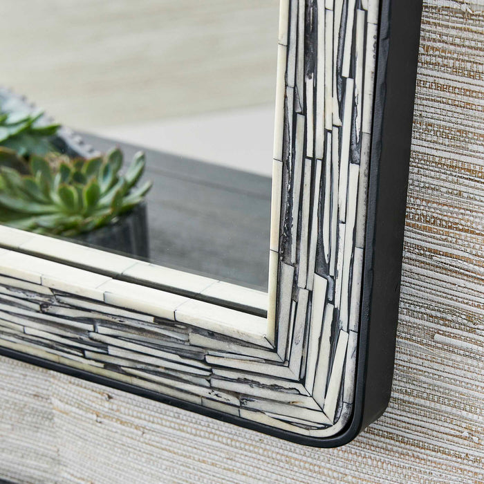 Inlay Mirror - Black / White