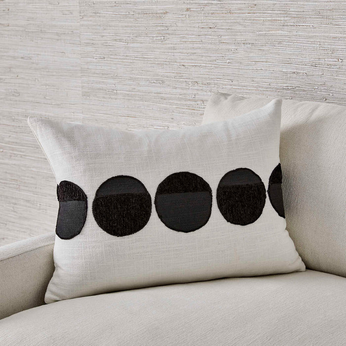 Spot On - Pillow - Black / White