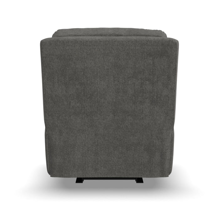 Penn - Fabric Power Rocking Recliner With Power Headrest & Lumbar