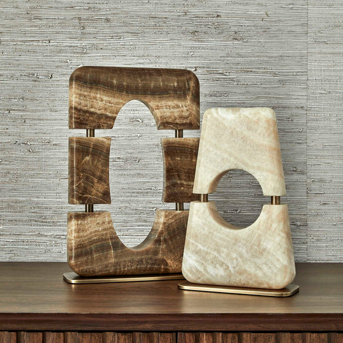 Missing Link - Medium Sculpture - Beige