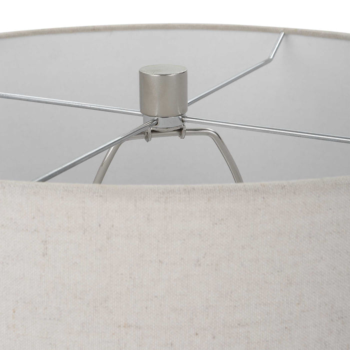 Contour - Metallic Glass Table Lamp - Dark Gray