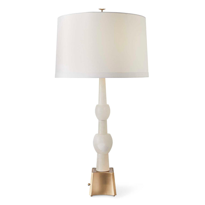 Steeple - Table Lamp - Brass / White