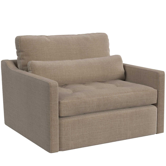 Slope - Tufted Swivel Chair-And-A-Half