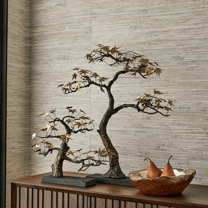 Bonsai - Large Sculpture - Brass / Woodtone