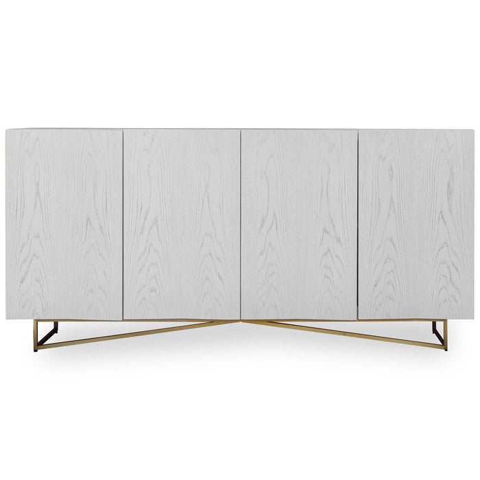 Ripple - 4 Door Cabinet - White