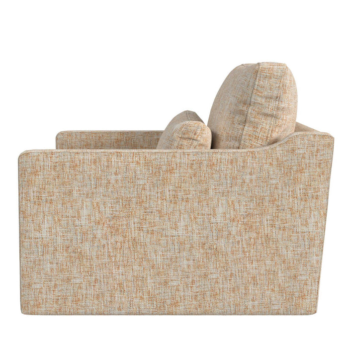 Slope - Tufted Swivel Chair-And-A-Half