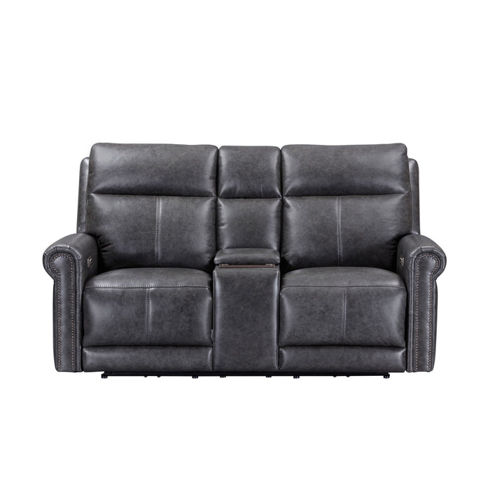 Alexander - Power Reclining Loveseat With Console, Power Headrest & Lumbar