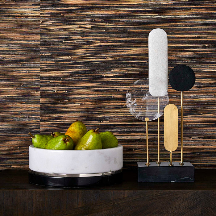 Signal - Sculpture - Black / Brass / White