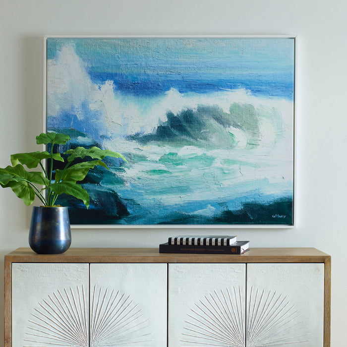 Framed Canvas - Blue