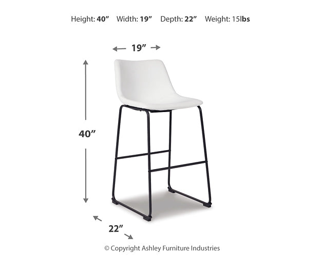Centiar Tall UPH Barstool (2/CN)