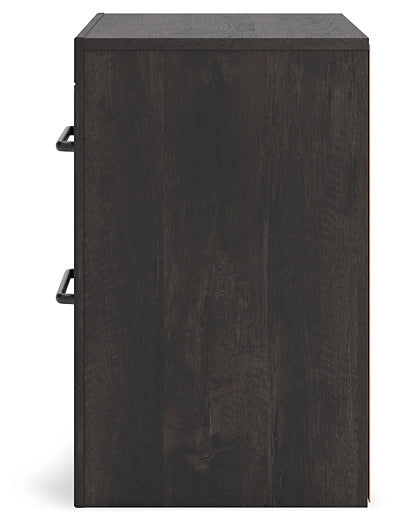 Hollivern Twin Panel Storage Bed with Mirrored Dresser and Nightstand