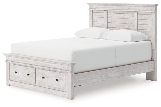 Makidern Queen Panel Storage Bed